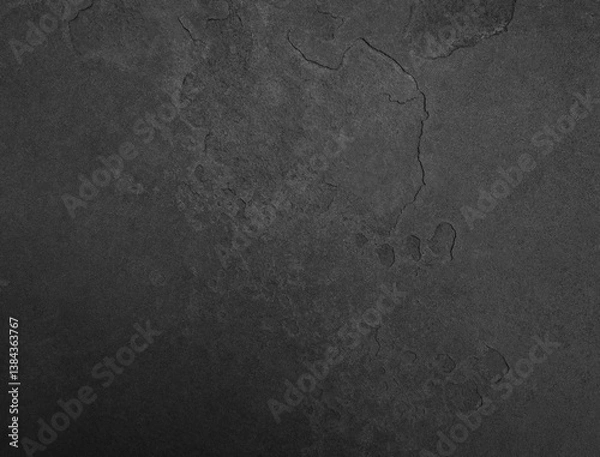 Fototapeta Black stone, slate texture background