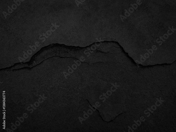 Fototapeta Black stone, slate texture background