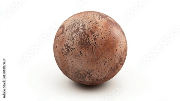 Obraz Mars isolated on white background