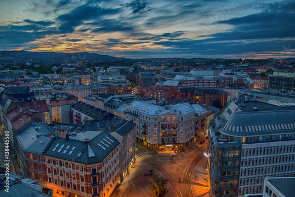 Obraz Oslo di sera