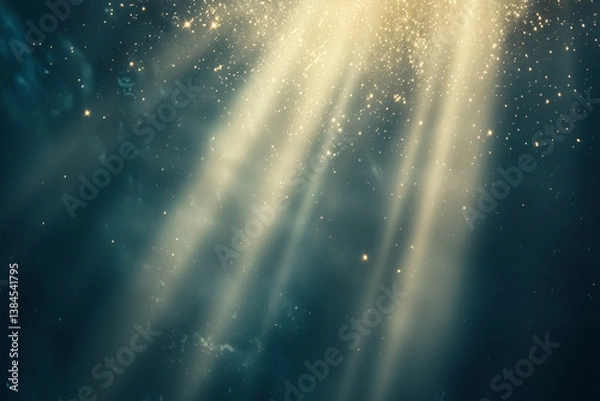 Obraz A beautiful sunrays in the sky