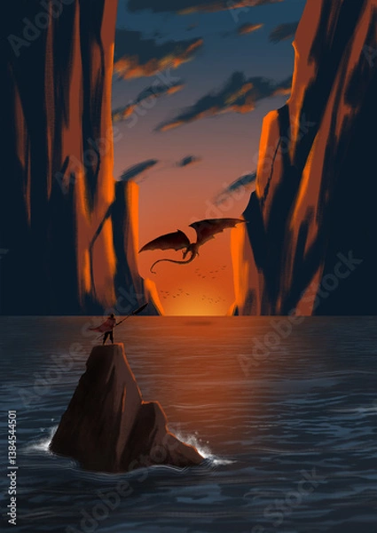 Obraz Rise of the defender