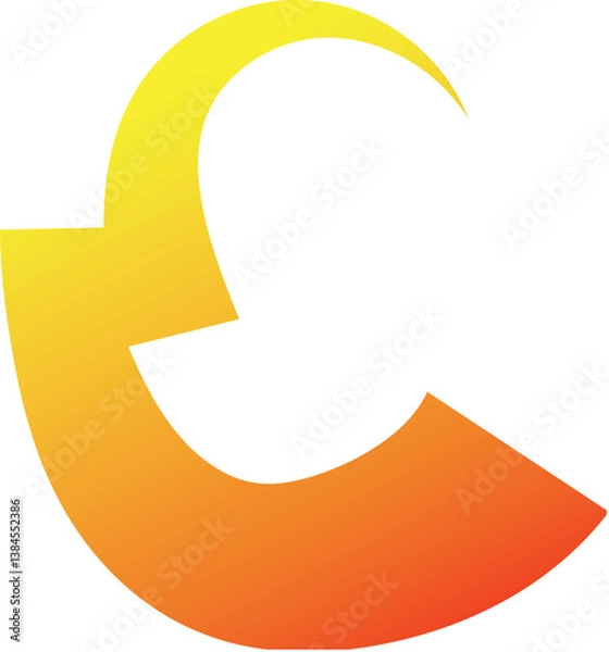 Obraz Power Energy Lightning C Logo