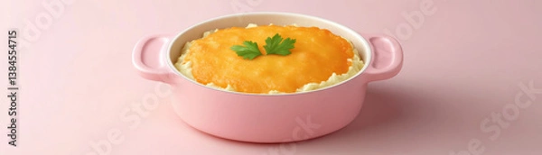 Obraz Creamy plant based recipes are perfect for comforting meal that everyone can enjoy. This dish showcases delicious flavors and textures