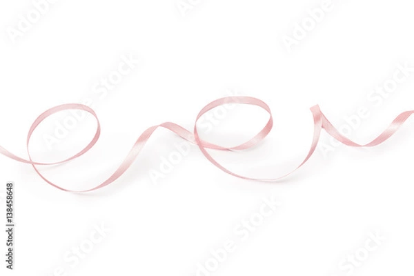 Fototapeta ribbon isolated on white