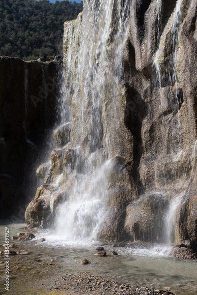 Obraz waterfall in the mountains