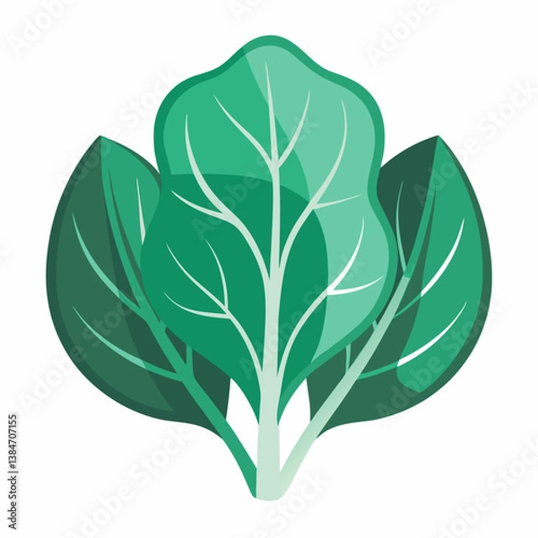 Fototapeta vector green leaf
