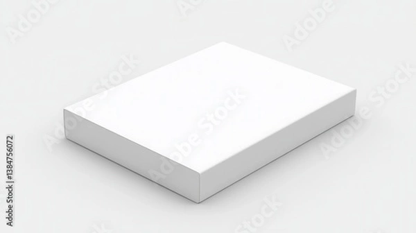 Fototapeta Blank white box (73)