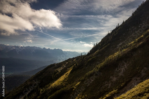 Obraz mountain and sky
