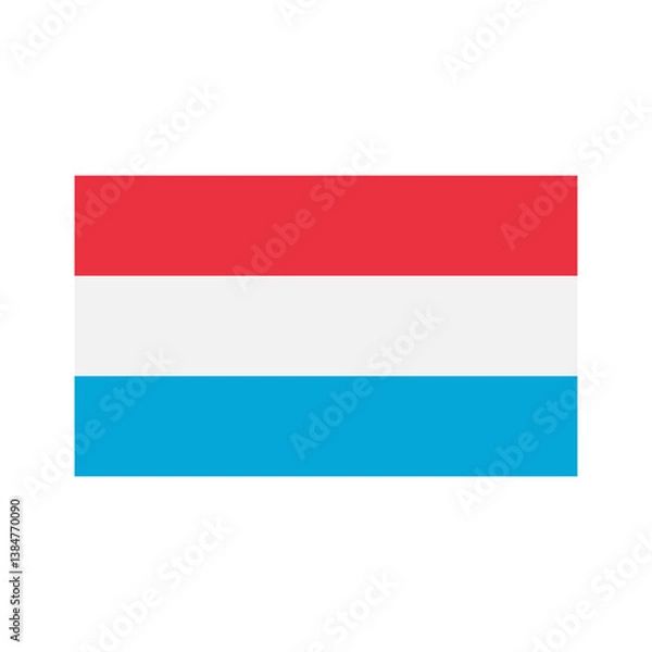 Obraz flag of Luxembourg