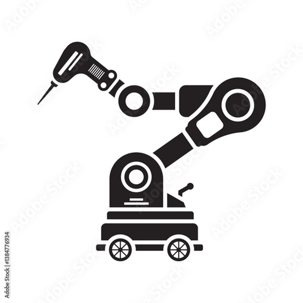 Obraz Robot Arm Icon