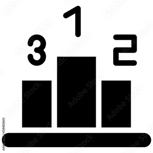 Fototapeta Podium Icon