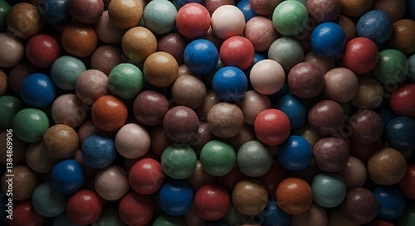 Fototapeta Chromatic Sphere Symphony AI Generated