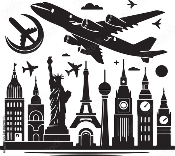 Fototapeta landmarks and monuments