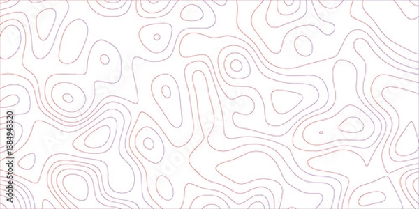 Obraz Soft flowing map contours creating a complex and stylish elevation-inspired texture

