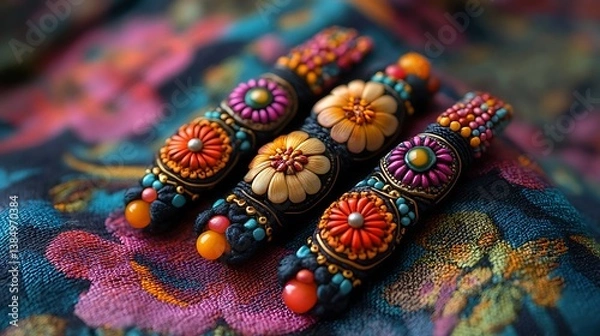 Fototapeta painted easter egg