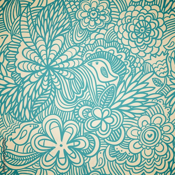 Obraz Floral seamless pattern