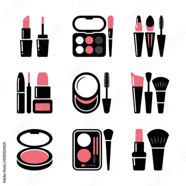 Obraz set of lipsticks and lipstick