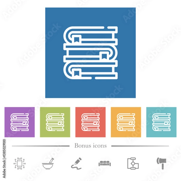Obraz 202504051108_stack_of_books_outline.eps