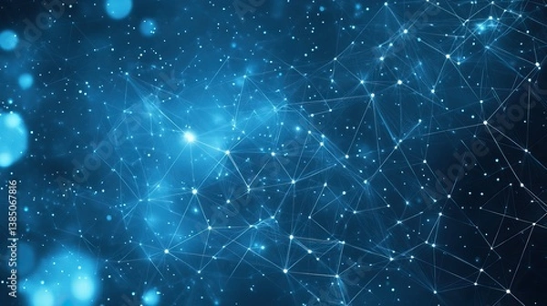 Fototapeta Abstract network graphic