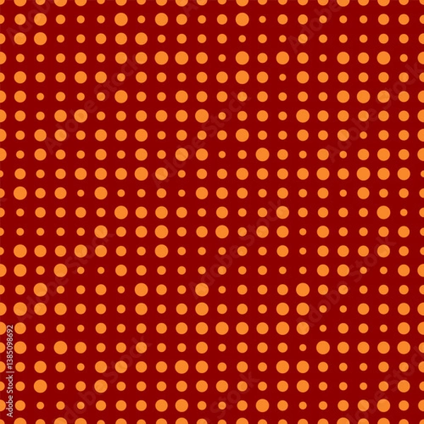 Fototapeta Vector Background. Dots of different sizes. Seamless pattern. Graphic image. Simplicity. Texture. Texture. Wallpaper. Noise.