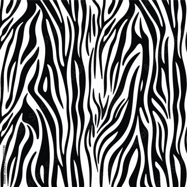 Fototapeta seamless zebra pattern