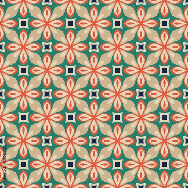 Obraz Beautiful geometric vector pattern perfect for fabric, wallpaper and home decor