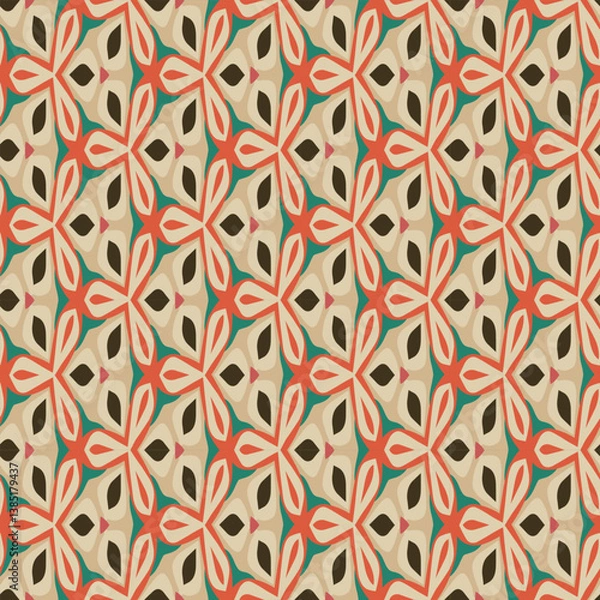 Obraz Beautiful geometric vector pattern perfect for fabric, wallpaper and home decor