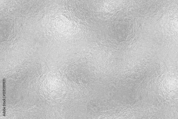 Obraz Silver foil texture, glitter background        