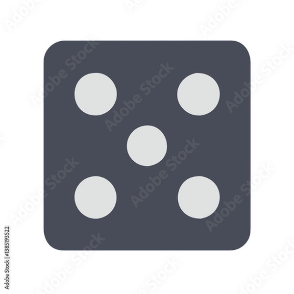 Fototapeta  Creative Dice Icon for Strategy Games
