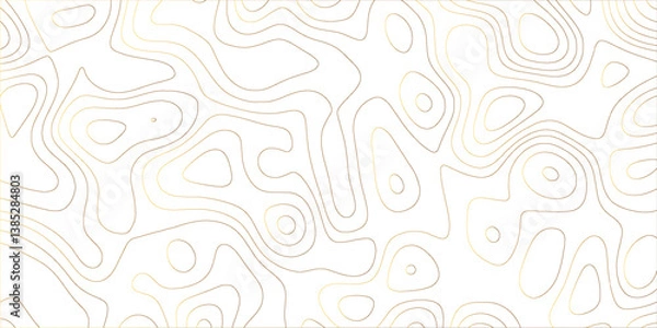 Fototapeta Abstract elevation-inspired design with smooth flowing contour lines

