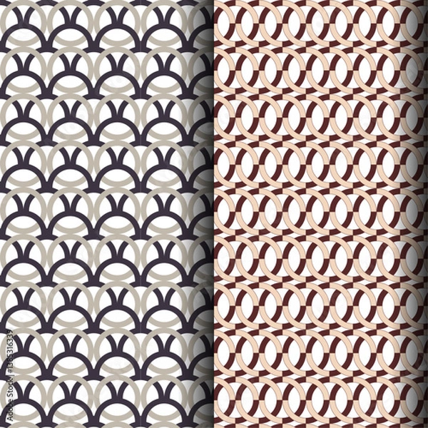 Obraz vector seamless pattern with waves