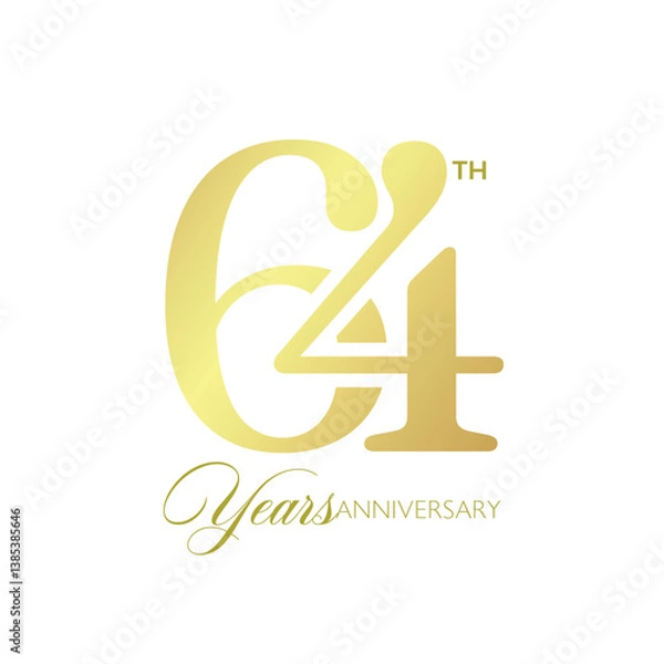 Fototapeta 64th Anniversary