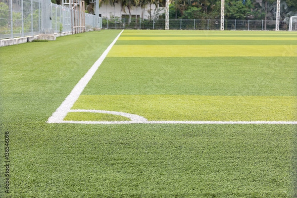 Fototapeta soccer field base