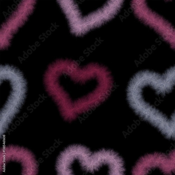 Obraz heart shaped confetti