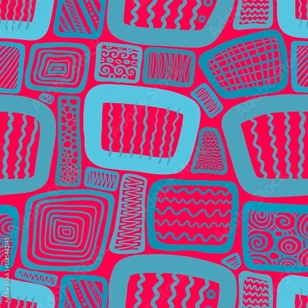 Fototapeta seamless pattern with hearts