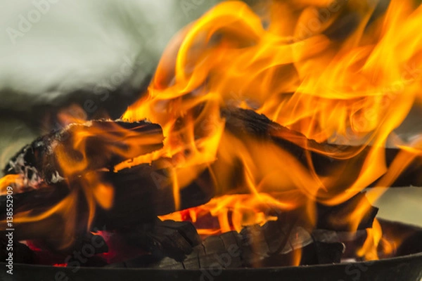 Fototapeta Огонь