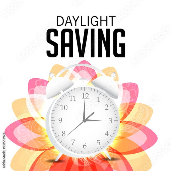 Obraz Daylight Savings Time with Clock Concept