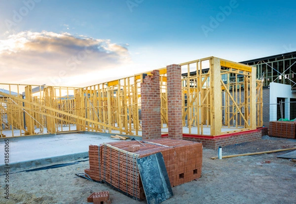 Obraz New home under construction