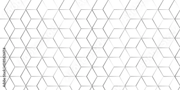 Fototapeta Luxury hexagonal abstract black metal background with golden light lines. Dark 3d geometric texture illustration. Black Hexagonal Pattern Metallic background with black and gold 3d