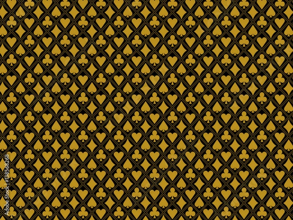 Fototapeta Poker gold background