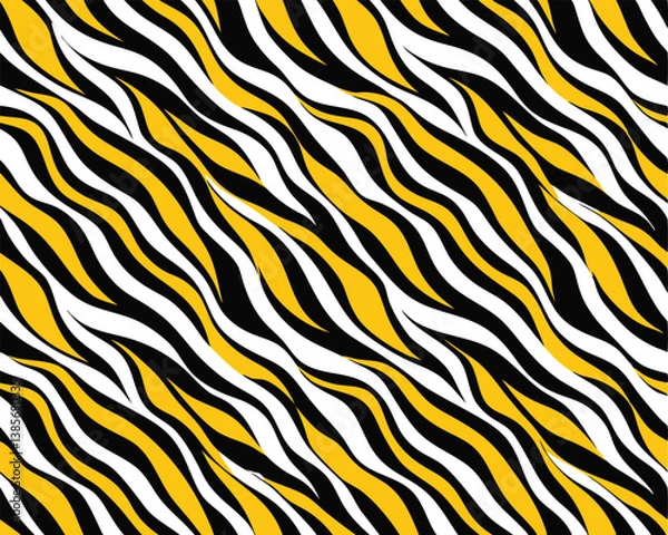 Fototapeta seamless tiger skin pattern, skin texture seamless pattern , on white  Background