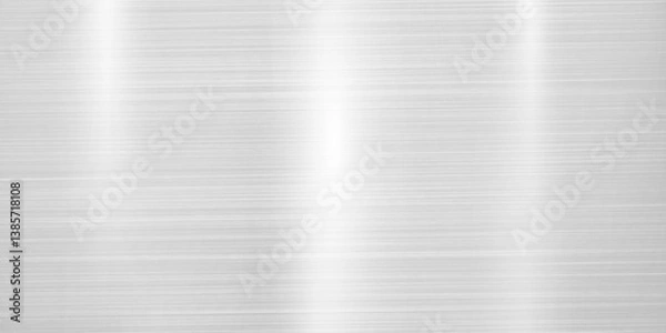 Fototapeta Seamless brushed metal texture. Vector steel background with scratches.vector eps10