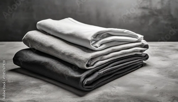 Fototapeta black and white shirts