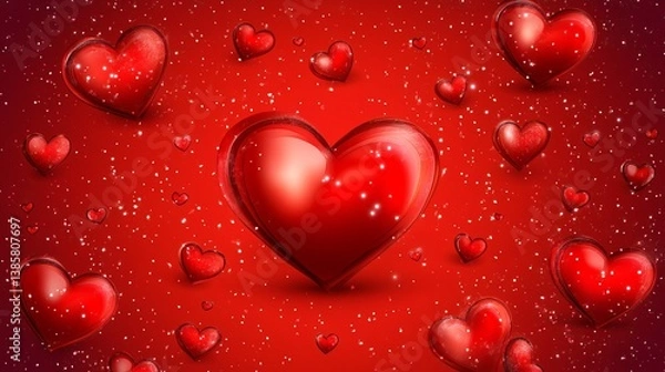 Obraz Valentine's day background