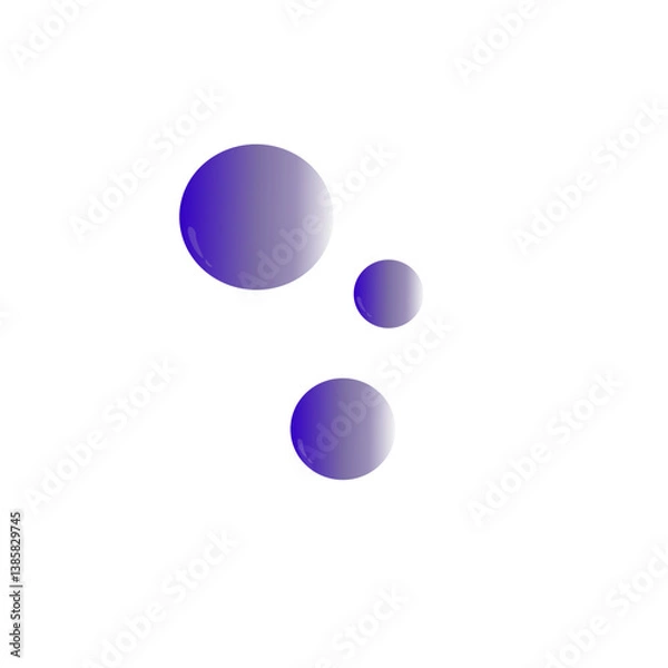 Obraz abstract purple circle
