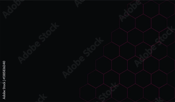 Obraz Black background with pattern