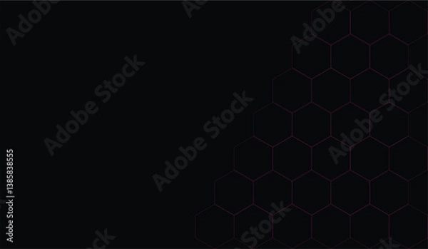 Obraz Black background with pattern