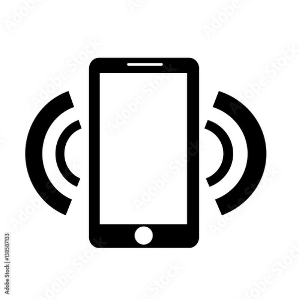 Fototapeta smartphone icon vector illustration