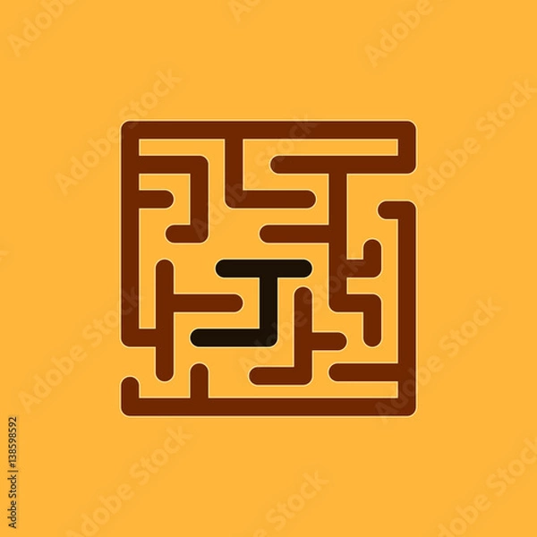 Fototapeta Maze game board game